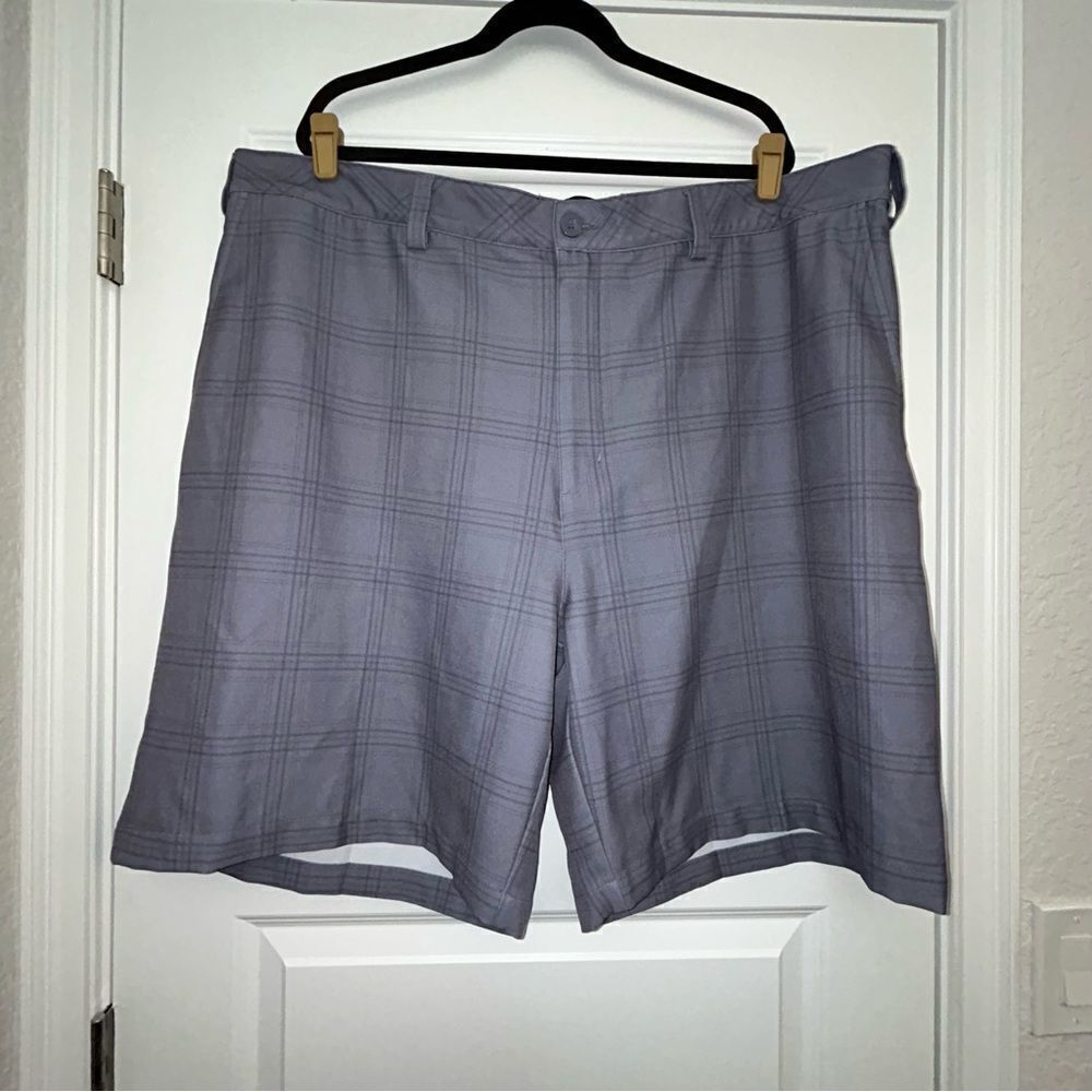 Reebok Golf Plaid Print Shorts